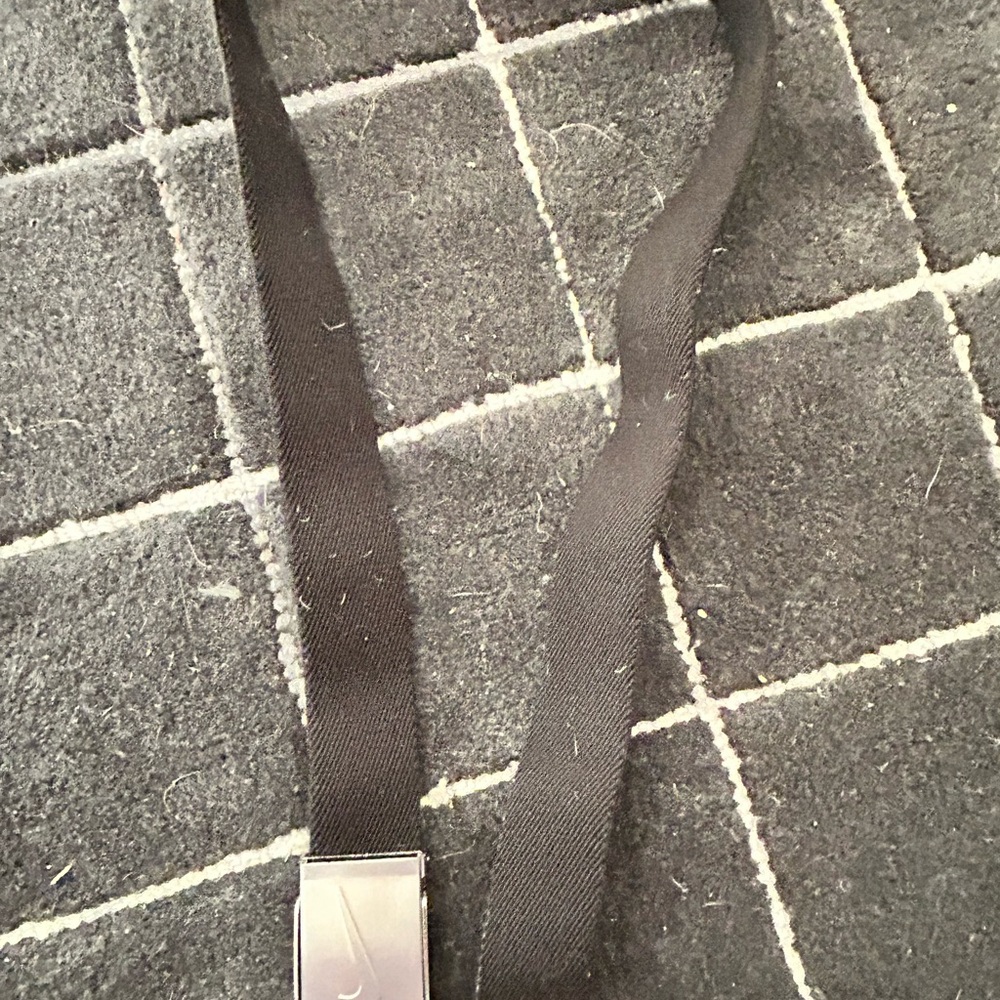 Nike Black Lanyard with Silver Clip